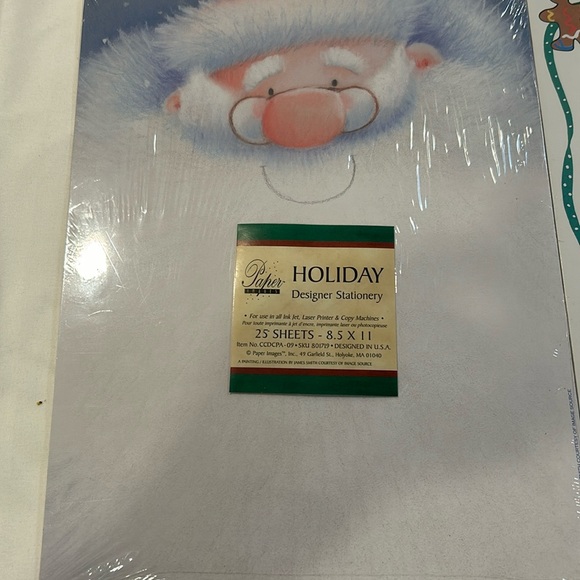 Santa And Gingerbread stationary - Picture 2 of 7